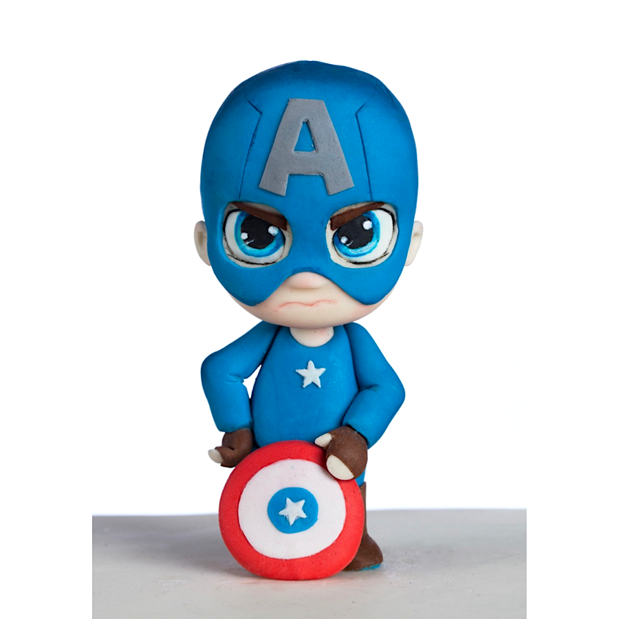 SET TUTORIAL PARA FIGURAS "BY SILVIA MANCINI" - SUPERHEROS / SUPERHEROES - Imagen 3