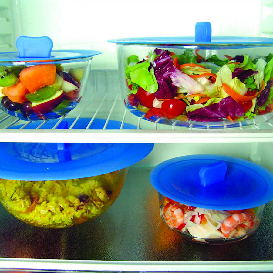 TAPA SILICONA CON VENTOSA PAVONI - ROJA 36 CM - Imagen 3