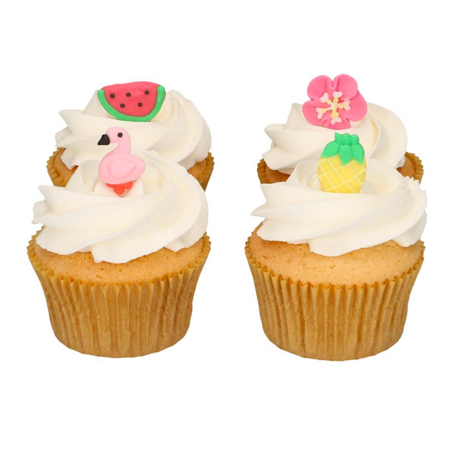 DECORACIONES DE AZUCAR FUNCAKES - SET TROPICAL - Imagen 3