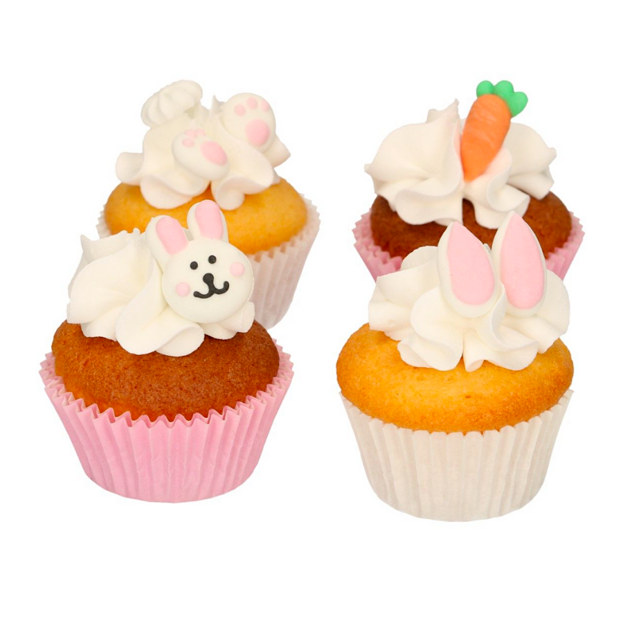 DECORACIONES DE AZUCAR FUNCAKES - CONEJOS PASCUA - Imagen 3