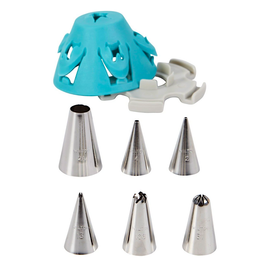 SET COLOCA-Y-LAVA BOQUILLAS PARA GALLETAS WILTON - Imagen 3