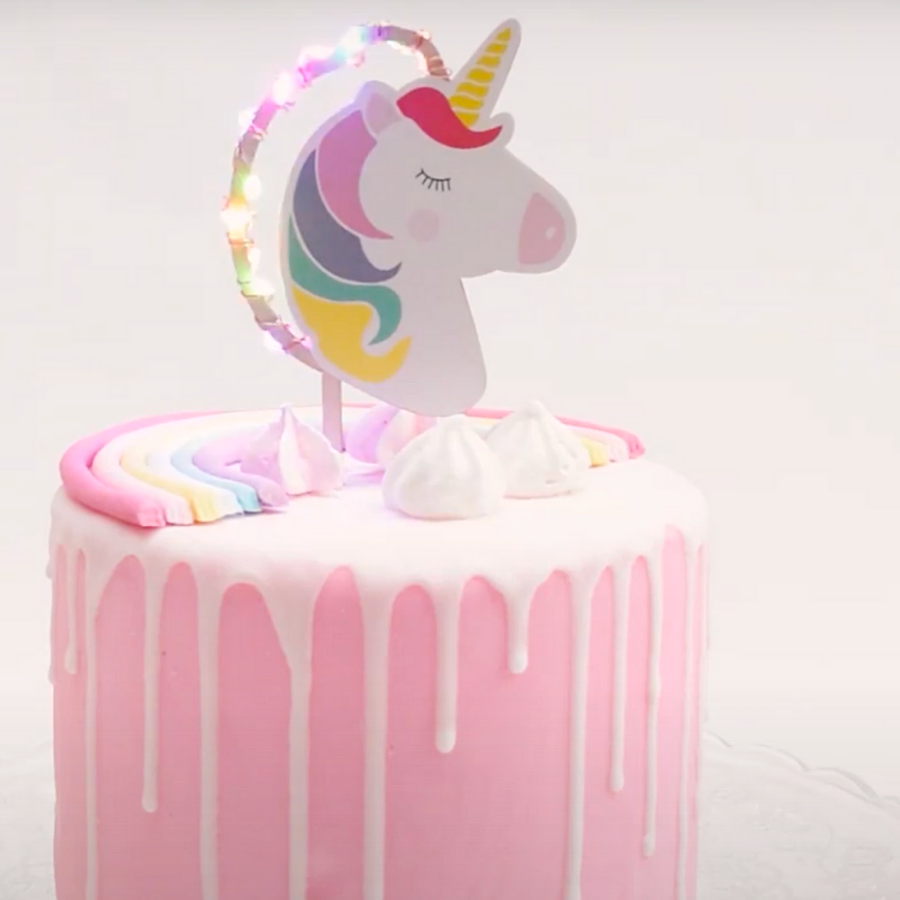 TOPPER PARA TARTA SCRAPCOOKING - UNICORNIO LED - Imagen 2