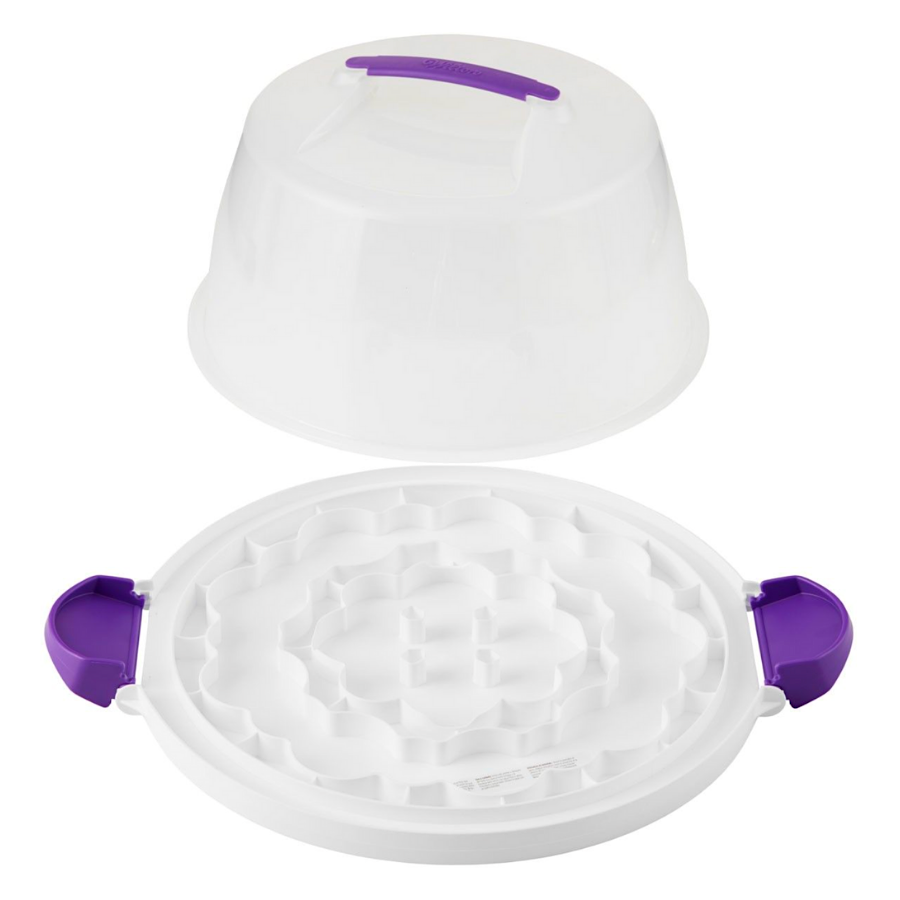 CAJA TRANSPORTADORA REDONDA WILTON - BASE REVERSIBLE - Imagen 2