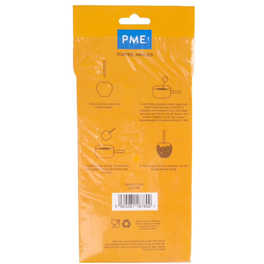 PALITOS DE BAMBU PARA MANZANAS - PME - Imagen 3