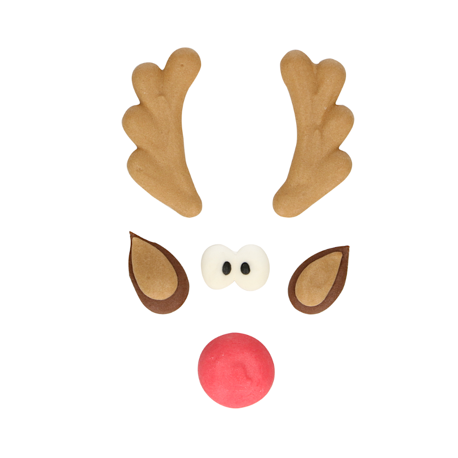 DECORACIONES DE AZUCAR FUNCAKES - RUDOLPH - Imagen 2