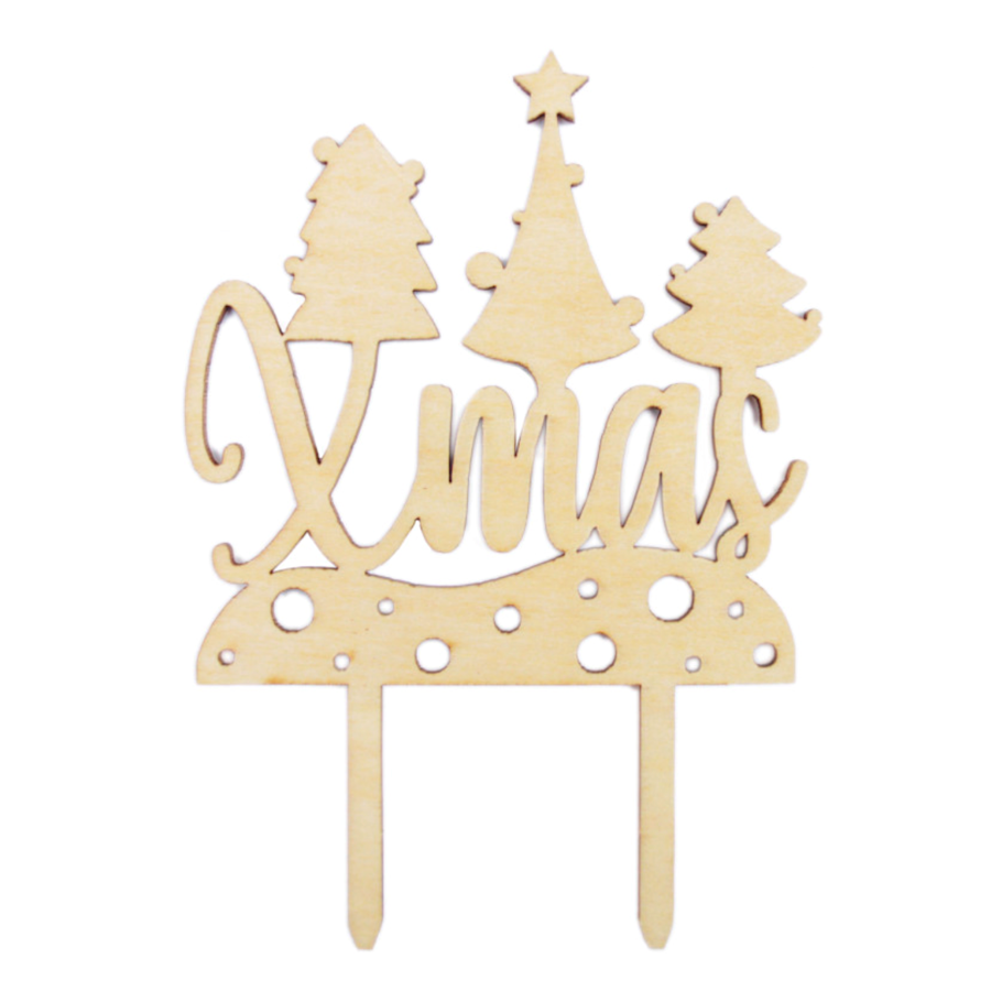 TOPPER PARA TARTA SCRAPCOOKING - "XMAS" - Imagen 2