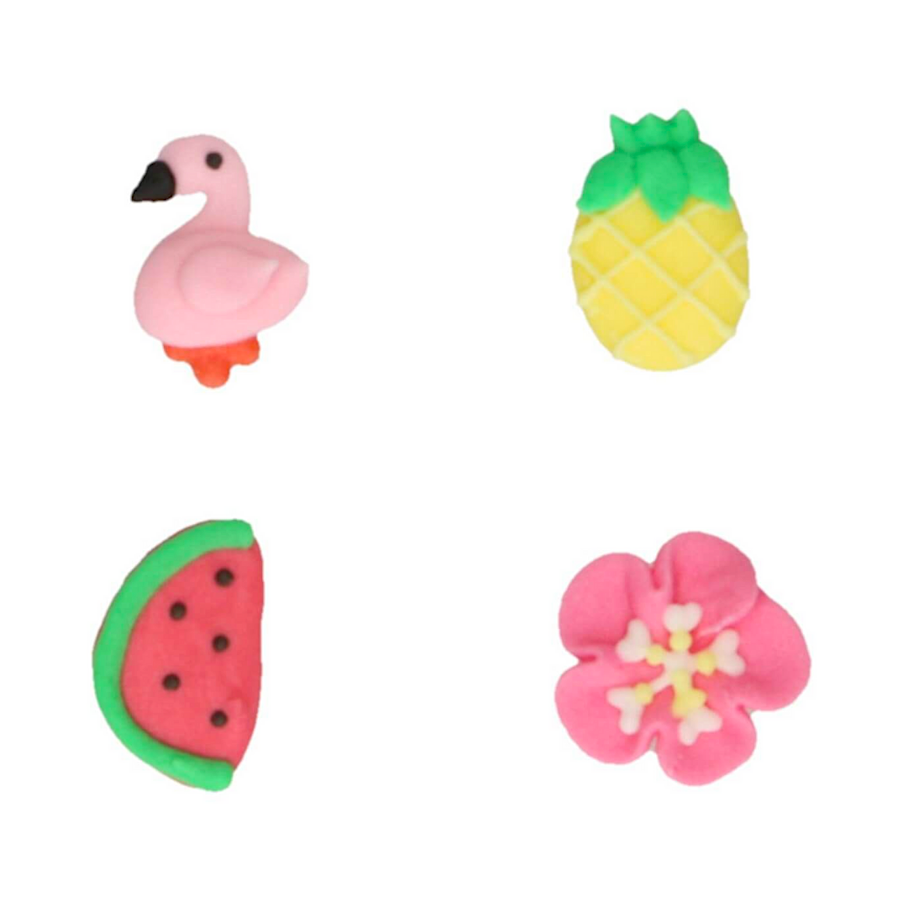 DECORACIONES DE AZUCAR FUNCAKES - SET TROPICAL - Imagen 2