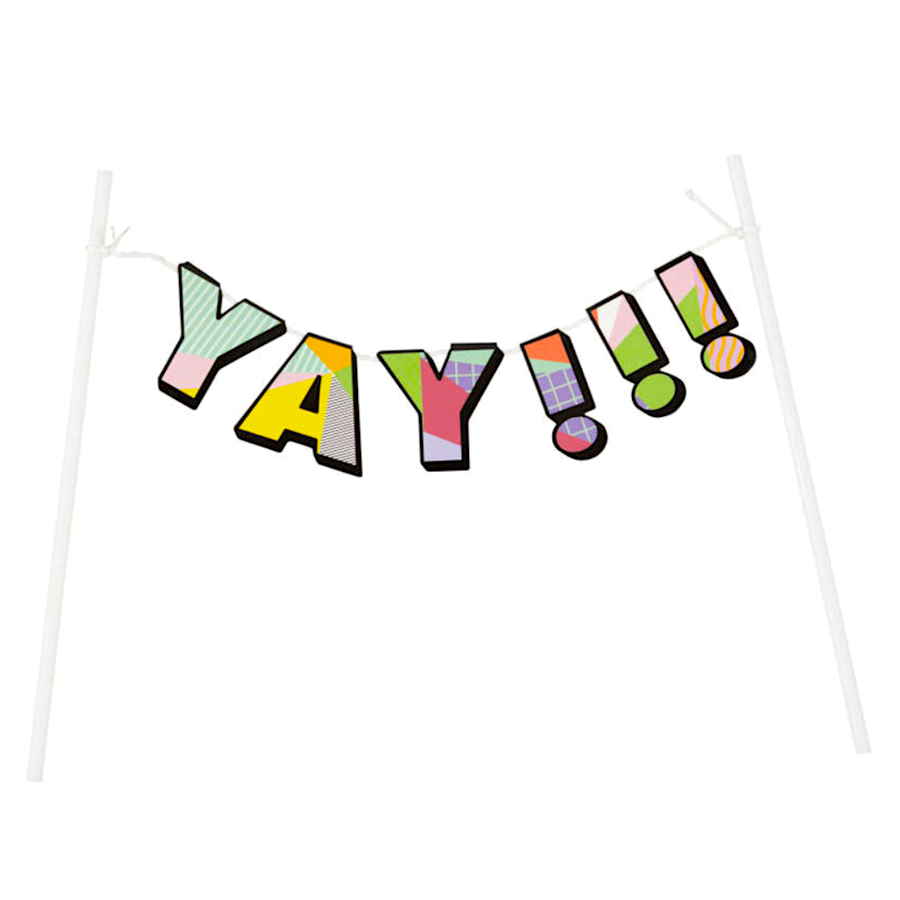 PANCARTA PARA PASTELES WILTON - YAY! - Imagen 2