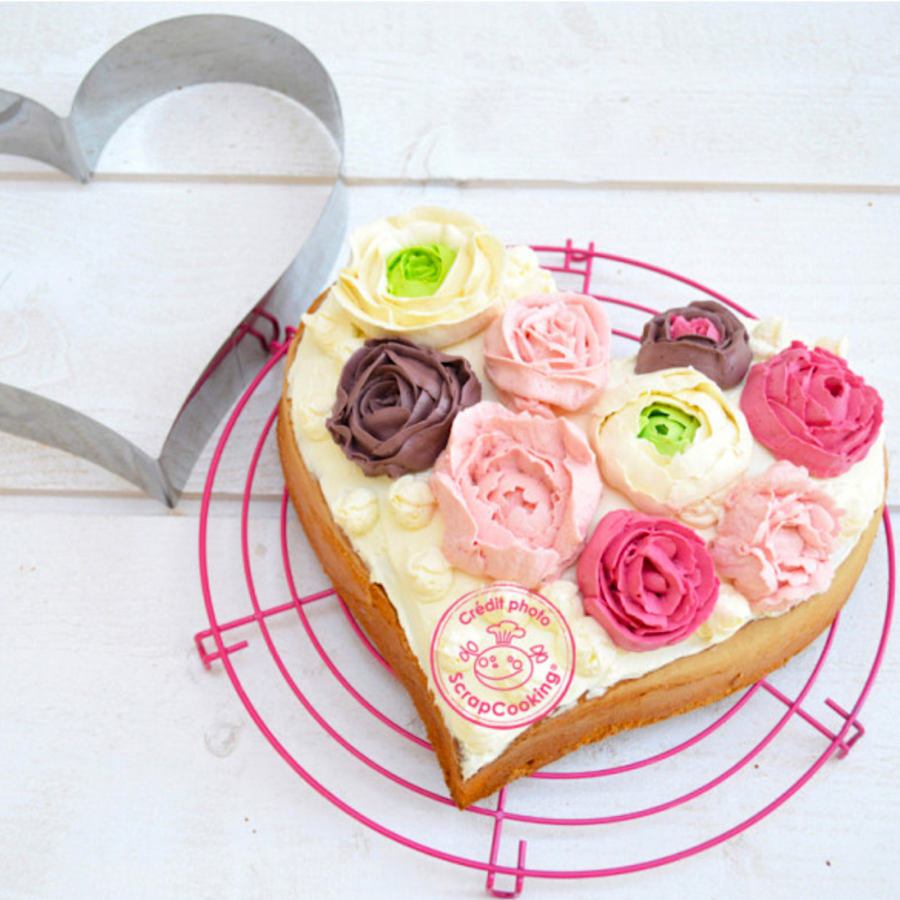 MOLDE DE ACERO SCRAPCOOKING - CORAZON XXL - Imagen 2