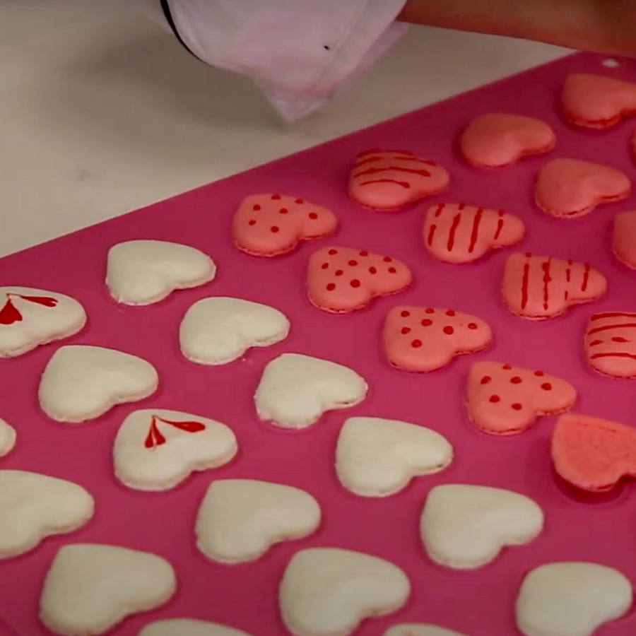TAPETE PARA MACARON SILIKOMART - CORAZON - Imagen 3