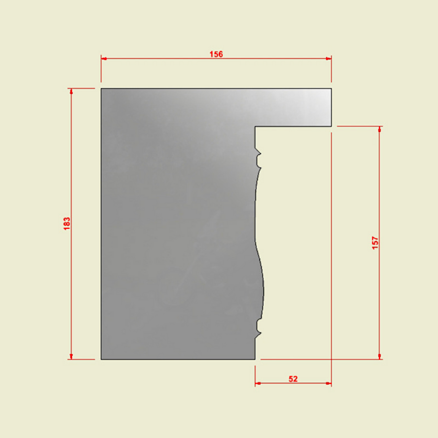 SCRAPER ALISADOR DE ACERO - BALAUSTRE N1 - Imagen 2