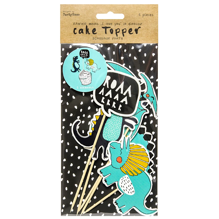TOPPER PARA TARTA PARTYDECO - DINOSAURIOS - Imagen 2
