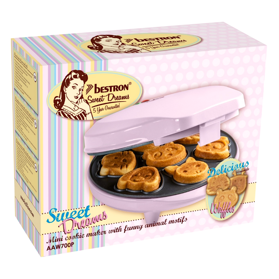 MAQUINA PARA MINI PASTELES DE ANIMALES - BESTRON - Imagen 2