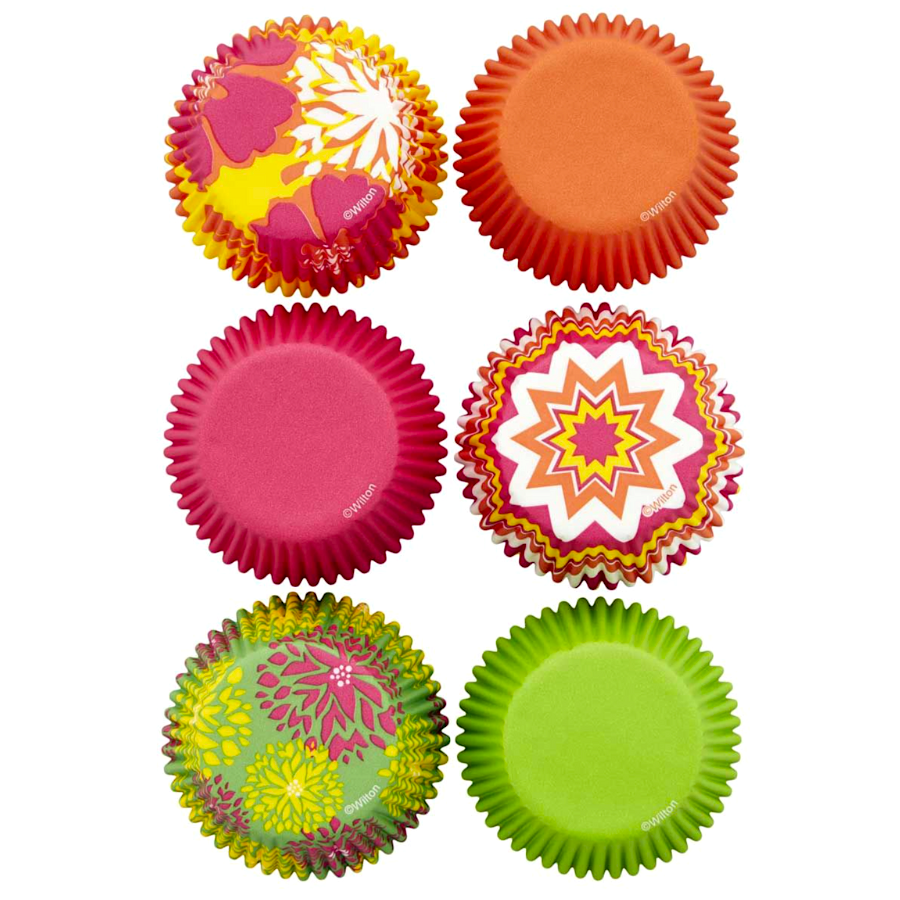 SET CAPSULAS CUPCAKE WILTON - FLORALES - Imagen 2