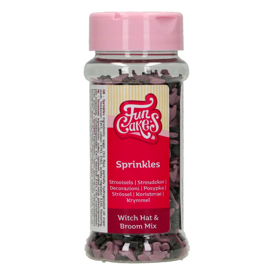 SPRINKLES FUNCAKES - SOMBRERO Y ESCOBA DE BRUJA (55 G) - Imagen 2