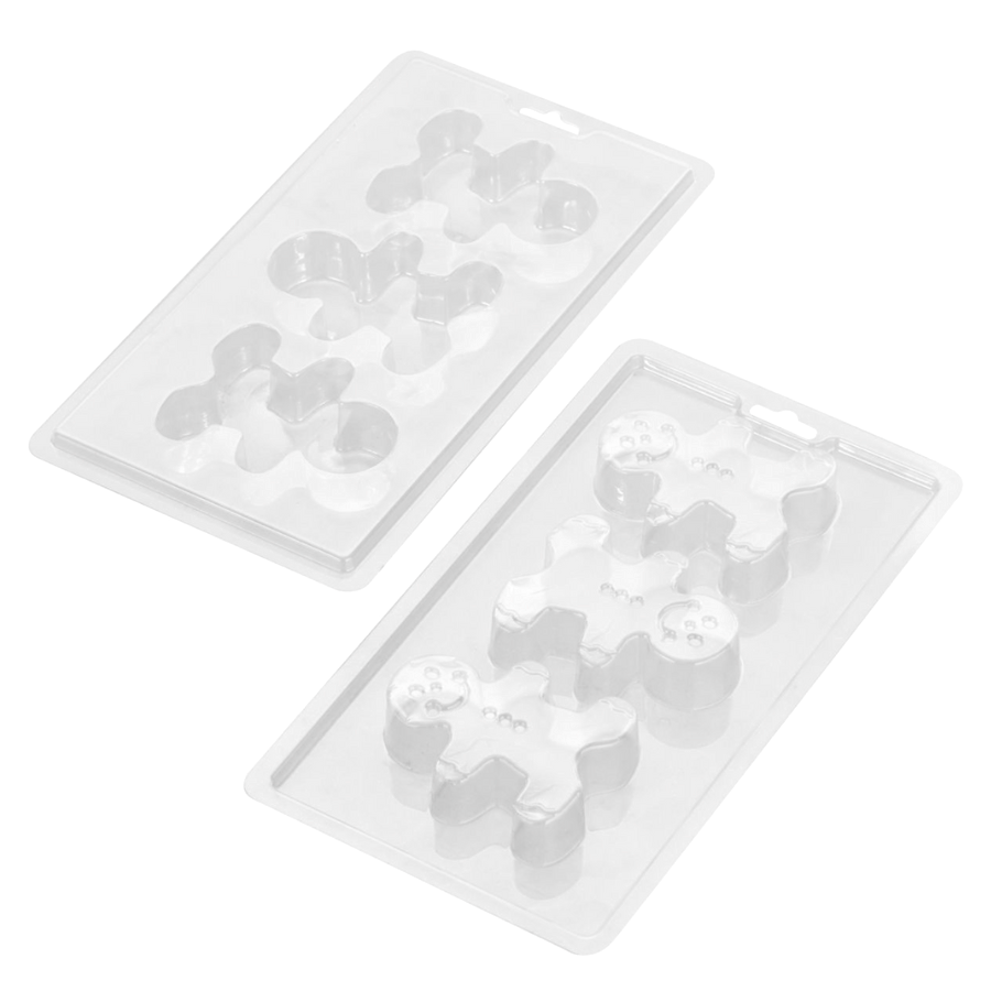 MOLDE PARA CHOCOLATE (3D) WILTON - MUÑECO DE JENGIBRE - Imagen 3