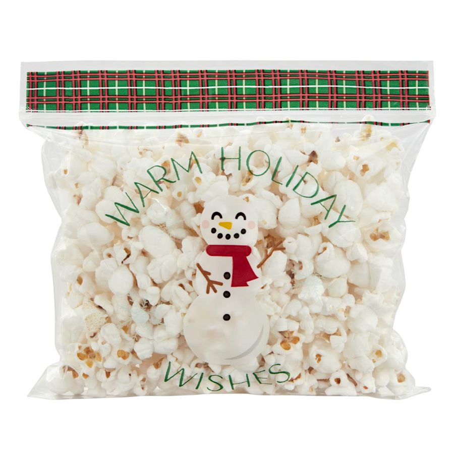 BOLSAS PARA DULCES (CIERRE ZIP) WILTON - MUÑECO DE NIEVE (20 U) - Imagen 3