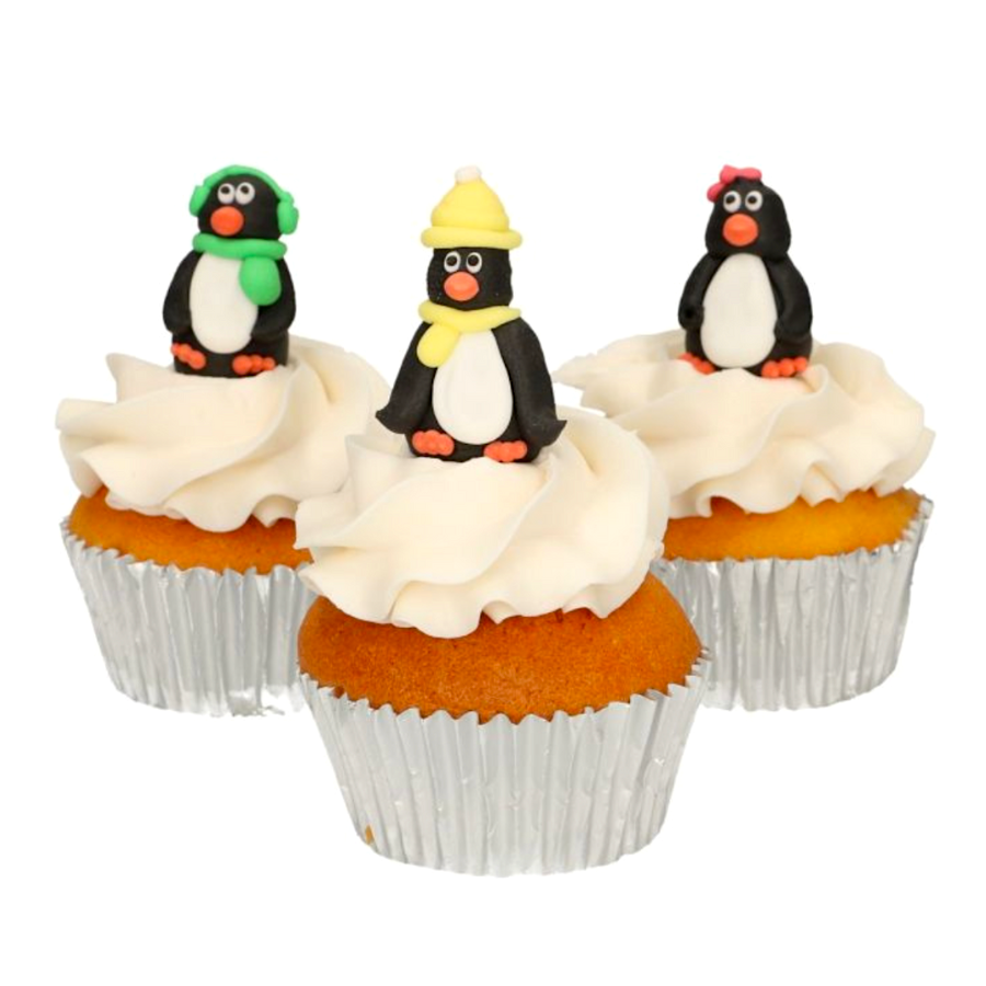 DECORACIONES DE AZUCAR (3D) FUNCAKES - PINGÜINOS - Imagen 3