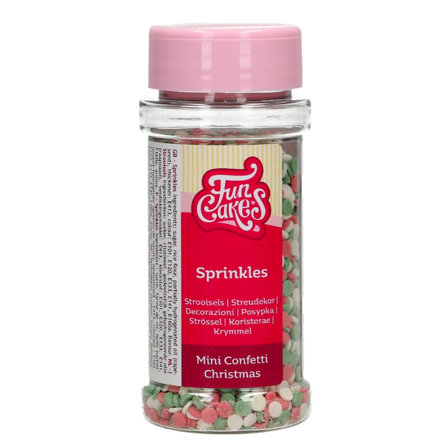 SPRINKLES FUNCAKES - MINI CONFETI NAVIDAD (60 G) - Imagen 2
