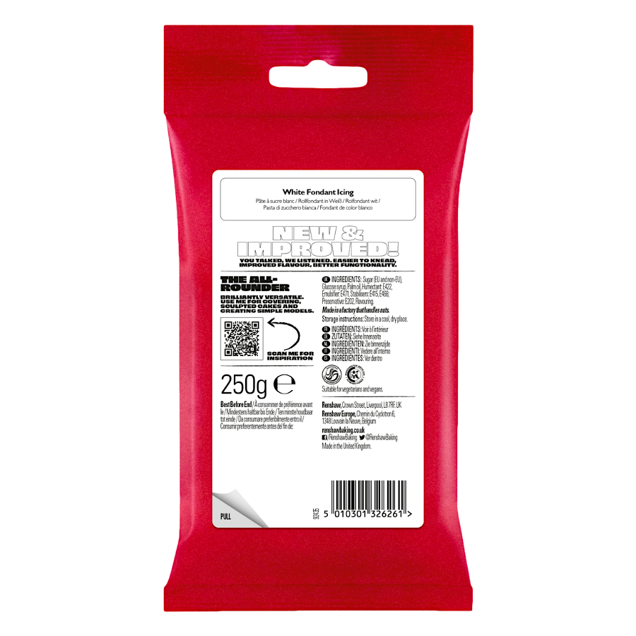 FONDANT RENSHAW BLANCO (SIN E-171) - 250 G - Imagen 2
