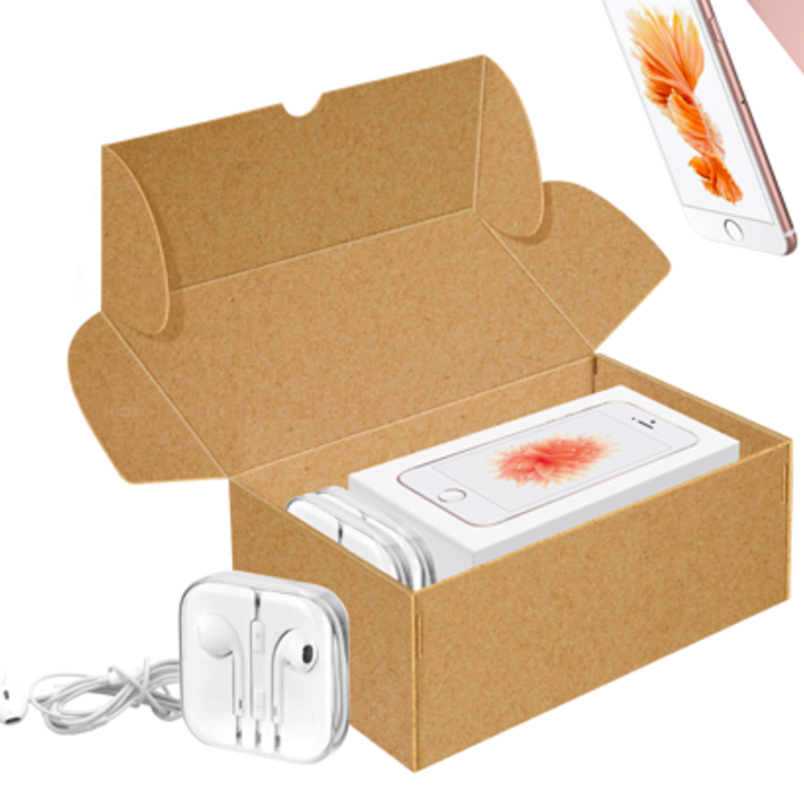 CAJA PARA REGALOS KRAFT - 23 X 13 CM - (9 CM H) - Imagen 3