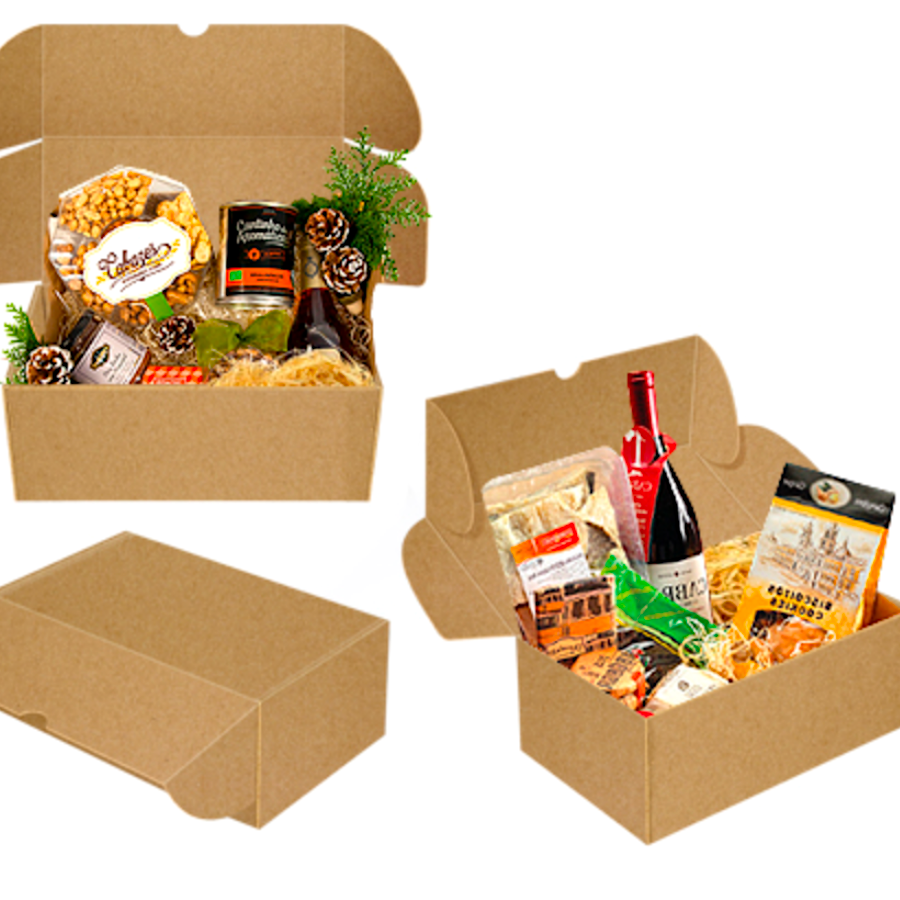 CAJA PARA REGALOS KRAFT - 25 X 35 CM - (12 CM H) - Imagen 2