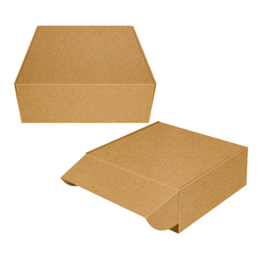 CAJA PARA TARTA KRAFT - 25 CM / 10 CM H - Imagen 2