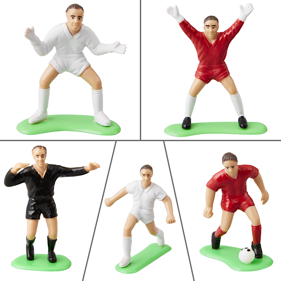 SET DECORACION FIGURAS DE FUTBOL - WILTON - Imagen 2