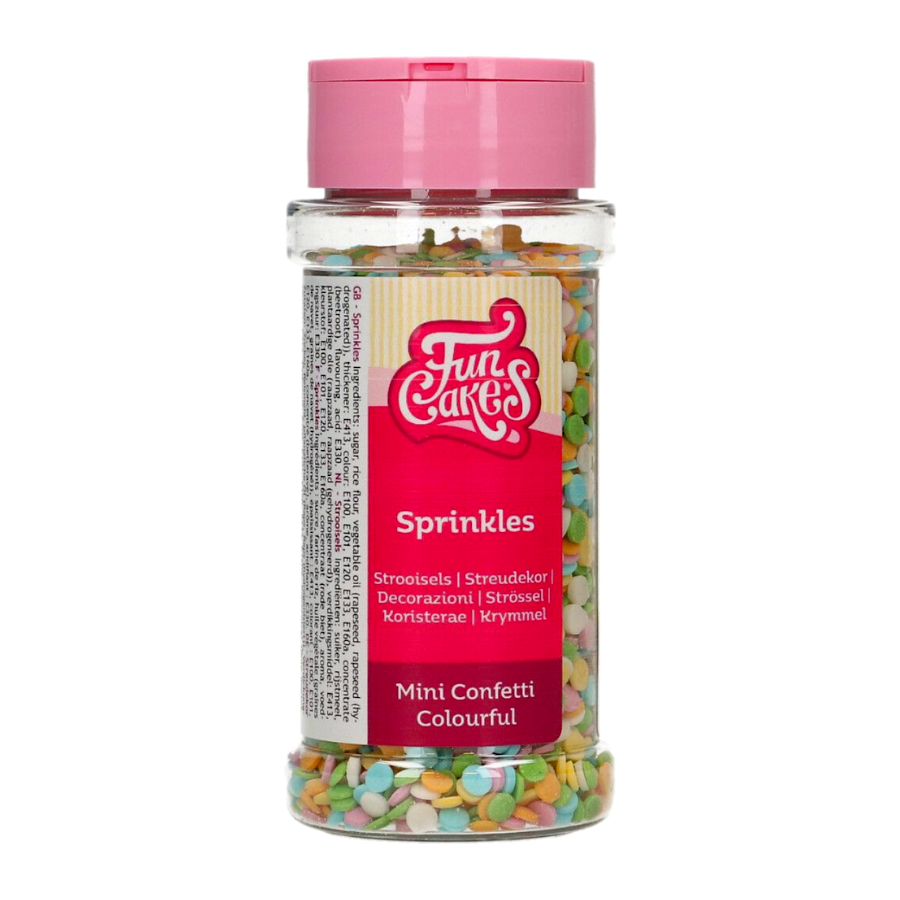 SPRINKLES FUNCAKES - MINI CONFETI COLORES (60 G) - Imagen 2