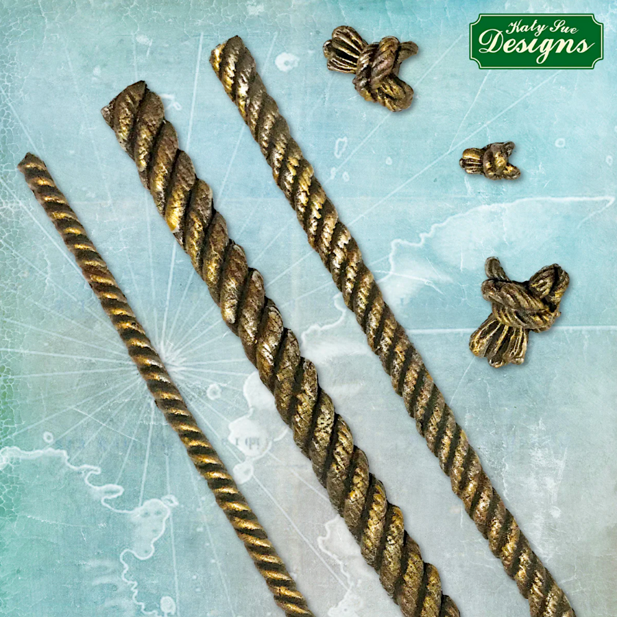 MOLDE SILICONA KATY SUE - CUERDAS Y NUDOS / "ROPES AND KNOTS" - Imagen 2