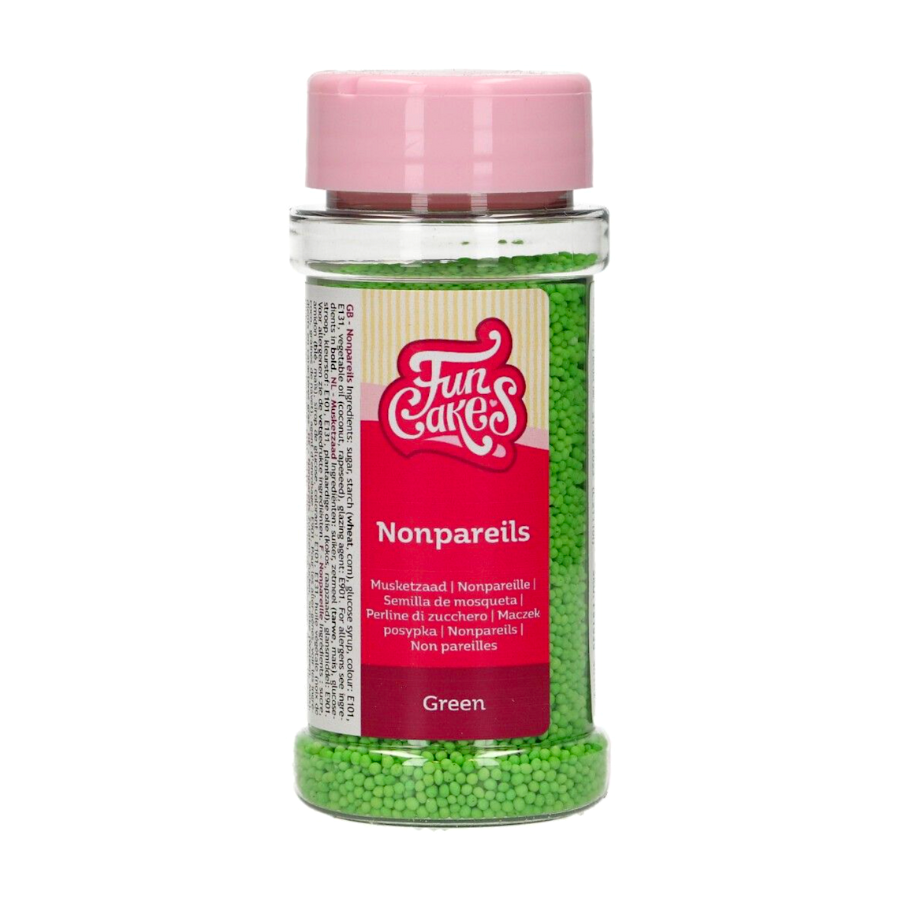 PERLAS DE AZUCAR (NONPAREILS) FUNCAKES - VERDE 80 G - Imagen 2
