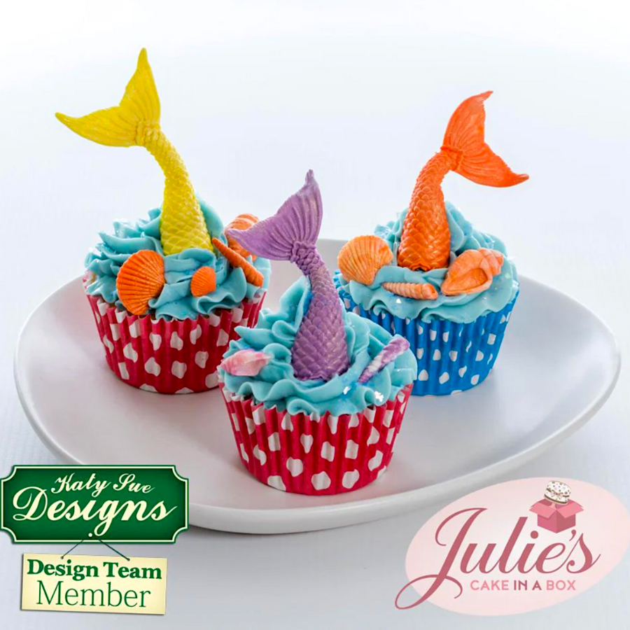 MOLDE SILICONA KATY SUE - COLA DE SIRENA / "MERMAID TAIL" - Imagen 3