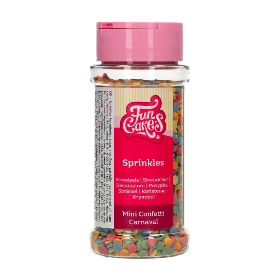 SPRINKLES FUNCAKES - MINI CONFETI CARNAVAL (60 G) - Imagen 2