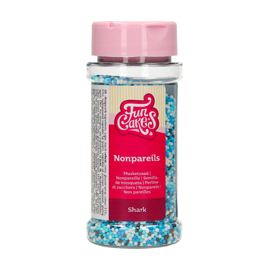 PERLAS DE AZUCAR (NONPAREILS) FUNCAKES - MIX TIBURON 80 G - Imagen 2