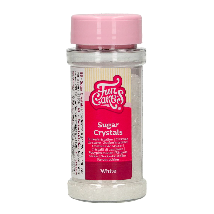 CRISTALES DE AZUCAR FUNCAKES - BLANCOS 80 G - Imagen 2