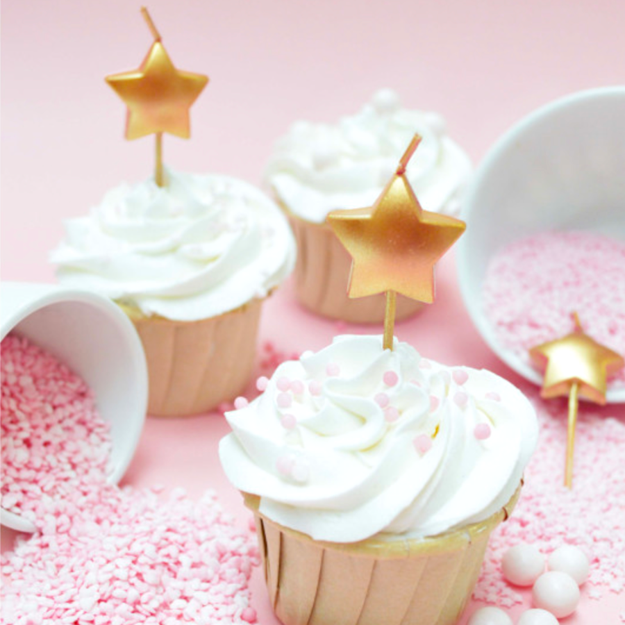 SET VELAS CUMPLEAÑOS SCRAPCOOKING - DORADAS - Imagen 2