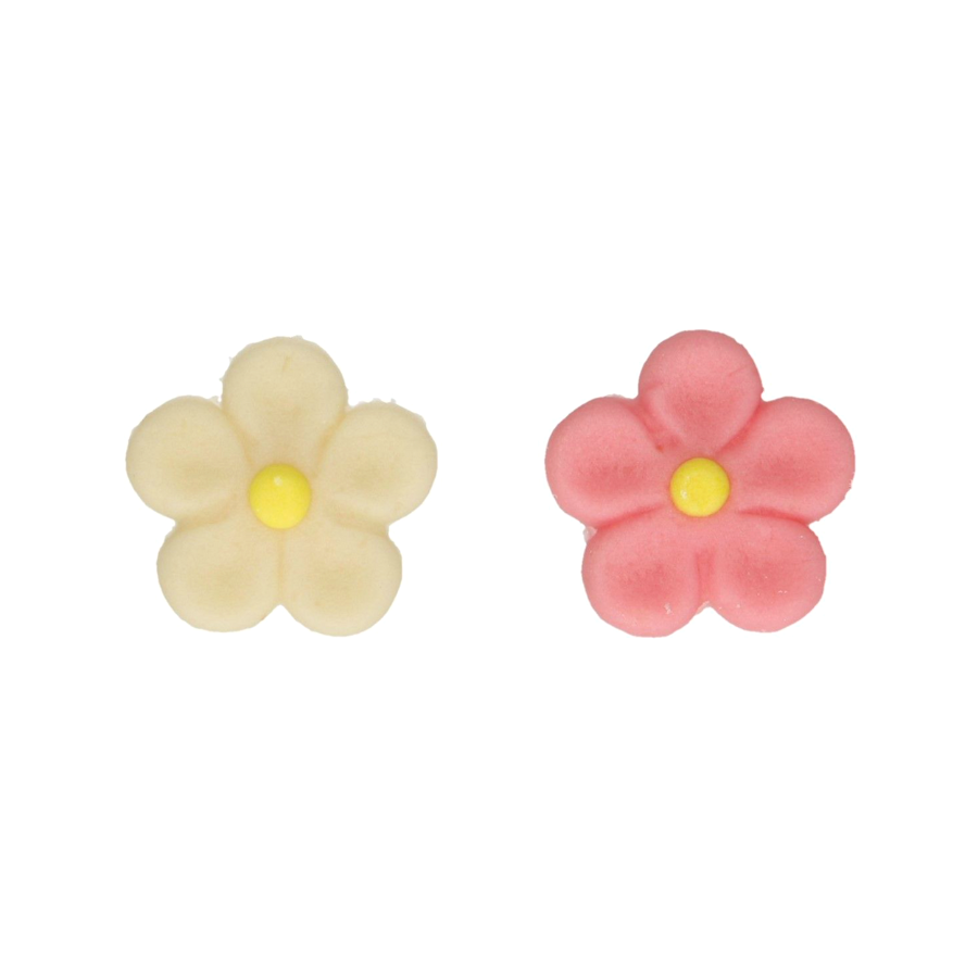 DECORACIONES DE MAZAPAN FUNCAKES - MARGARITAS BLANCAS Y ROSAS - Imagen 2