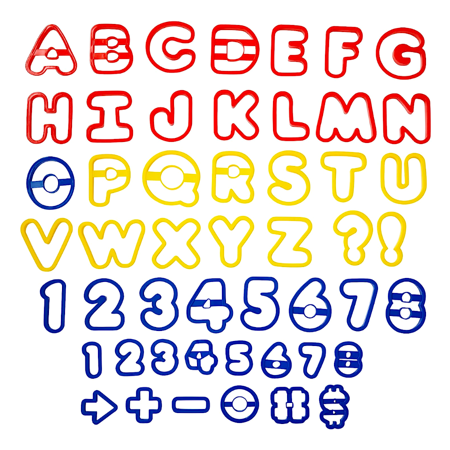 SET 50 CORTADORES WILTON - LETRAS Y NUMEROS - Imagen 2