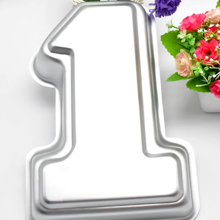 MOLDE DE ALUMINIO 3D WILTON - NUMERO 1 - Imagen 2