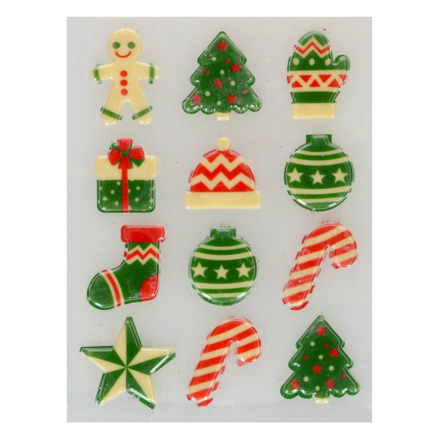 DECORACIONES DE CHOCOLATE FUNCAKES - FIGURAS NAVIDAD - Imagen 2