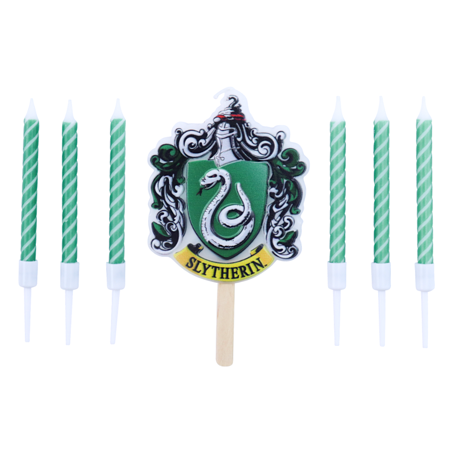 SET VELAS CUMPLEAÑOS "HARRY POTTER" PME - SLYTHERIN - Imagen 2