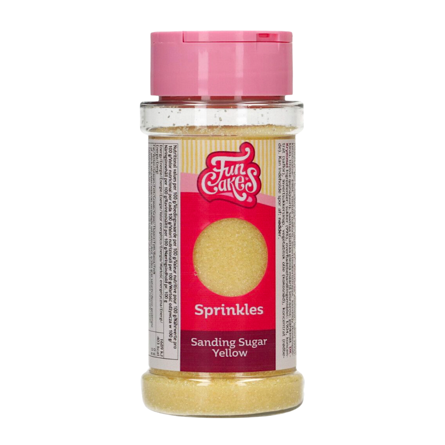 AZUCAR DE GRANO FINO "SANDING SUGAR" FUNCAKES - AMARILLO (80 G) - Imagen 2