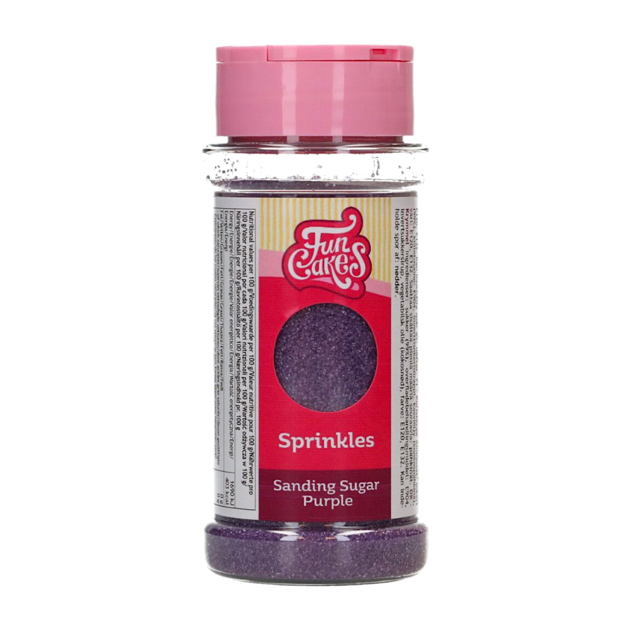 AZUCAR DE GRANO FINO "SANDING SUGAR" FUNCAKES - PURPURA (80 G) - Imagen 2