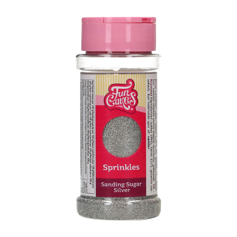 AZUCAR DE GRANO FINO "SANDING SUGAR" FUNCAKES - PLATA (80 G) - Imagen 2