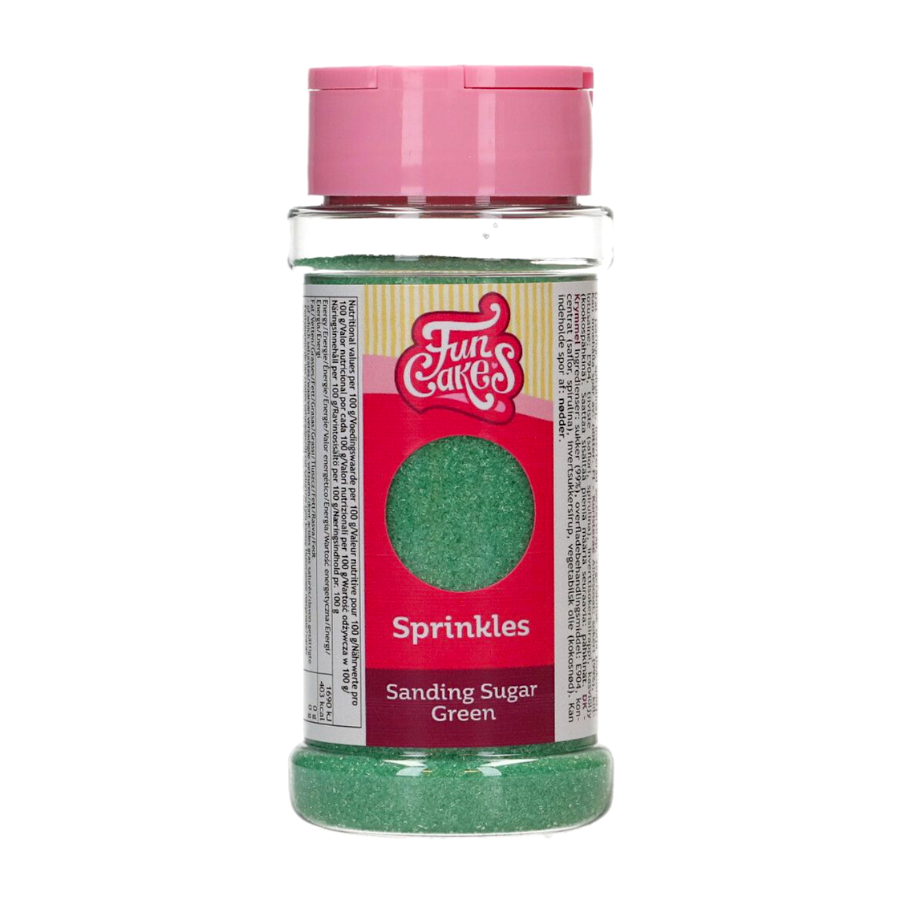 AZUCAR DE GRANO FINO "SANDING SUGAR" FUNCAKES - VERDE (80 G) - Imagen 2
