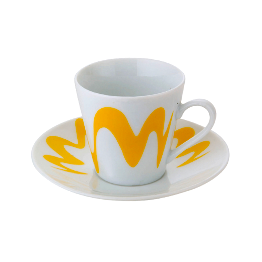 SET CAFETERA "MINI" TOP MOKA - AMARILLO (1 TAZA) - Imagen 3