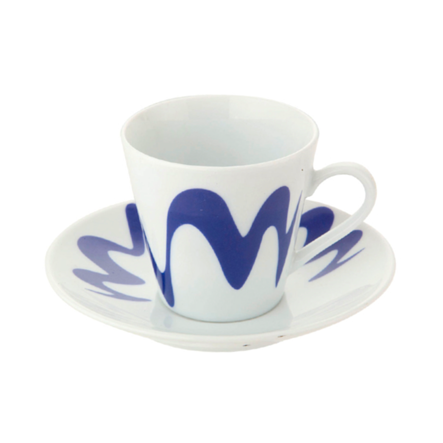 SET CAFETERA "MINI" TOP MOKA - AZUL (1 TAZA) - Imagen 3