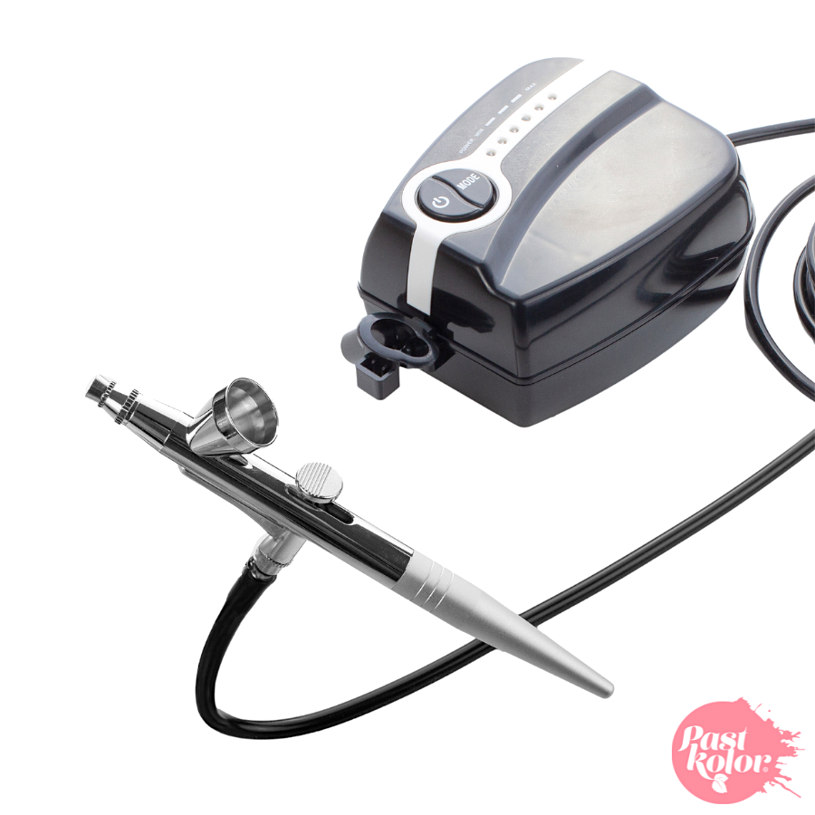 AEROGRAFO CON COMPRESOR DE AIRE Y PISTOLA - Imagen 2