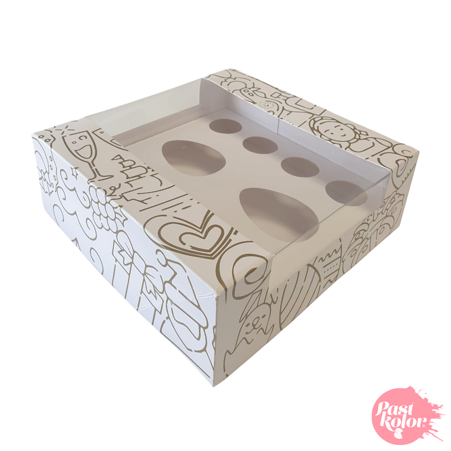 CAJA PARA HUEVOS DE PASCUA Y BOMBONES - 20 CM - Imagen 2