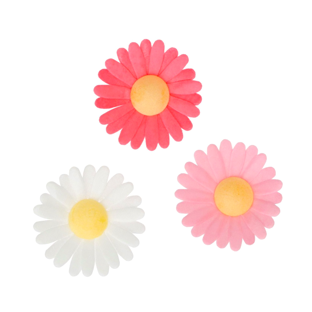 FLORES DE PAPEL DE OBLEA FUNCAKES - MARGARITAS - Imagen 2